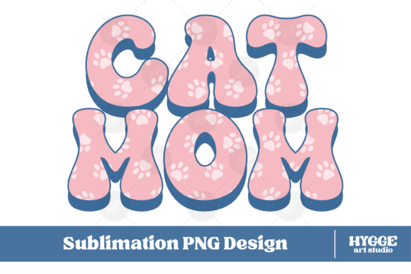 American 4th of July USA Cat Mom Png Review