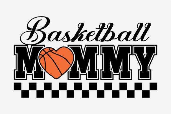 Basketball Mommy Retro Design: A Versatile SVG