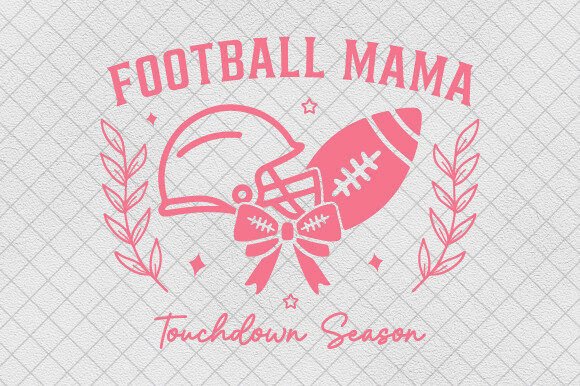 Coquette Season Football Mama Touchdown