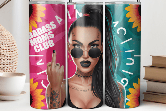 Funny and Sassy 20oz Tumbler Wrap PNG