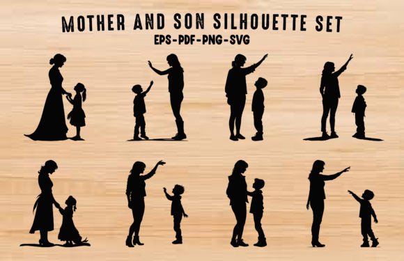 Review: Mom and Son Black Silhouette Bundle