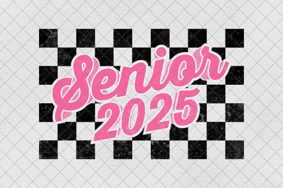 Review of Senior 2025 Sublimation Checkered PNG