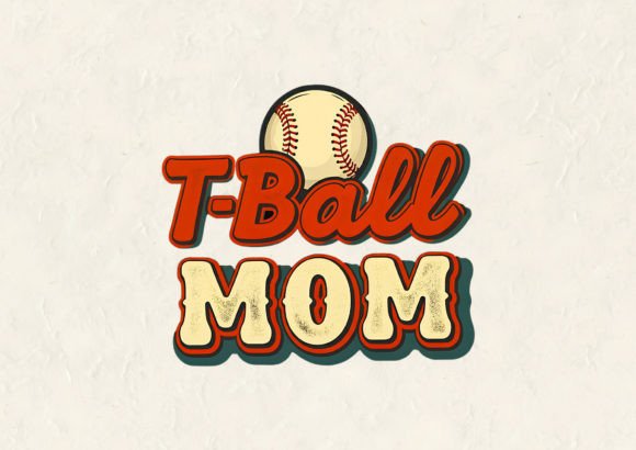 T-Ball Mom T-Shirt Design: A Versatile Embroidery Gem